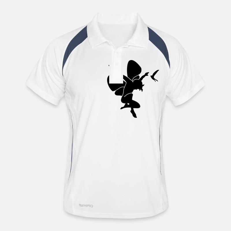 l'elfe et le martinet / elf 'n swallow (1c) Polo respirant Homme