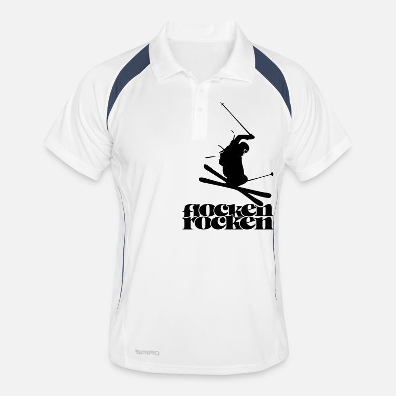 Flocken Rocken Männer Polo atmungsaktiv