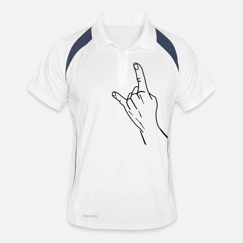 Icône de main cool Polo respirant Homme