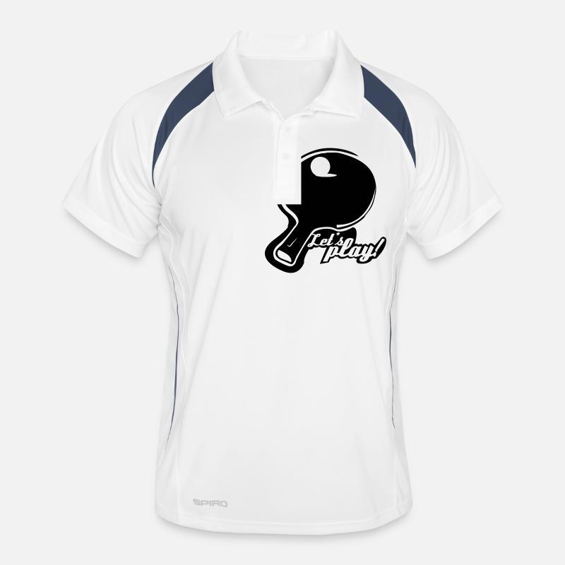 Let's Play table tennis bat Men's Polo breathable