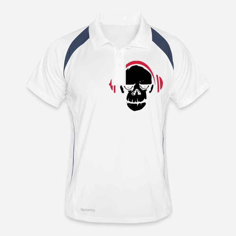 Affe - Kopfhörer Männer Polo atmungsaktiv