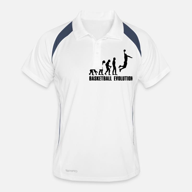 Basketball Evolution Dunk Männer Polo atmungsaktiv