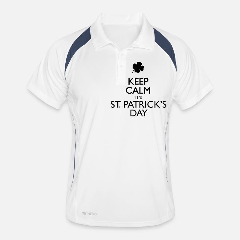 It's St. Patricks Day Men's Polo breathable