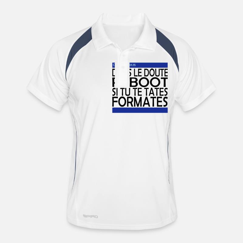 (15_doute_reboot) Polo respirant Homme