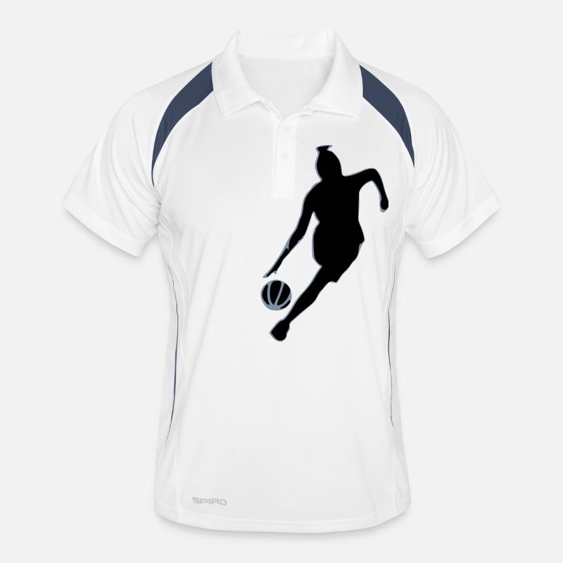 basketteuse Polo respirant Homme