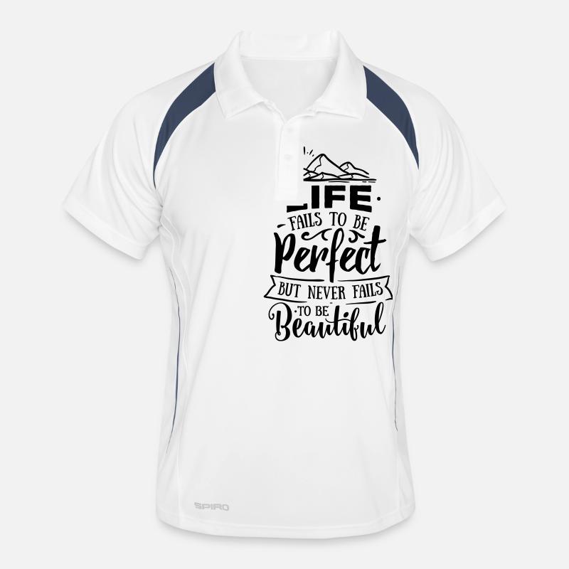 Life fails to be perfect Men's Polo breathable