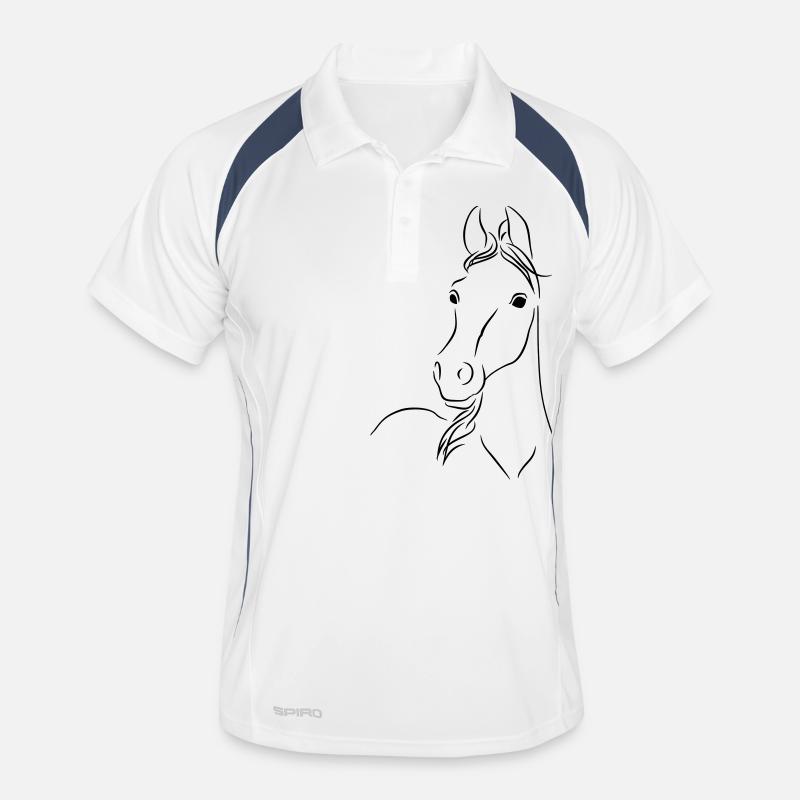 Fohlen01 Männer Polo atmungsaktiv