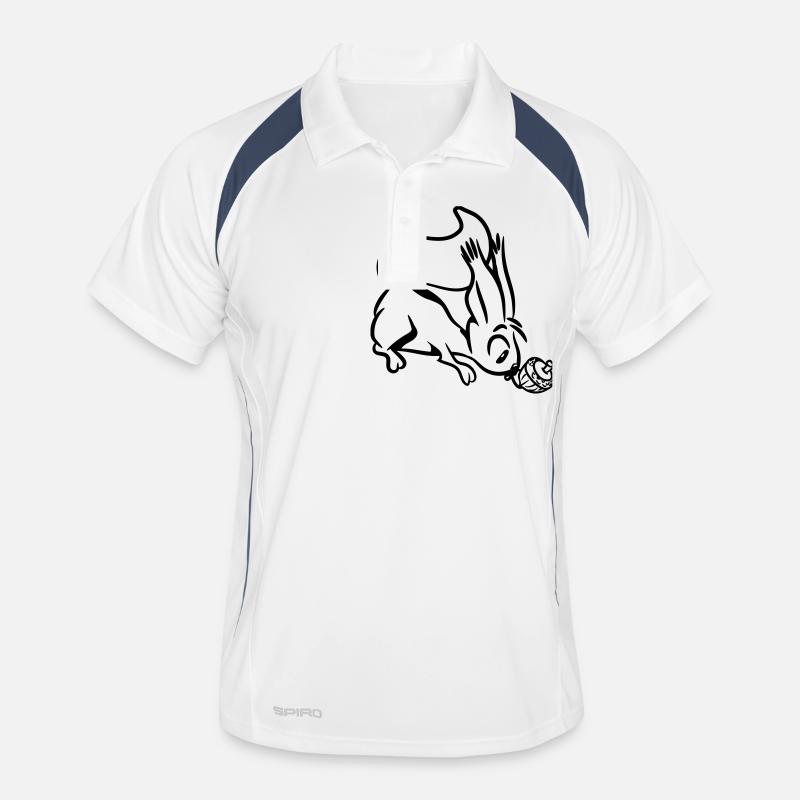 Squirrel cute witty Men's Polo breathable