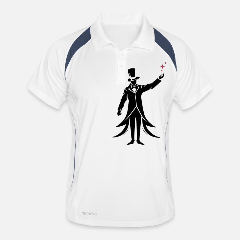 magicien silhouette sorcier Polo respirant Homme