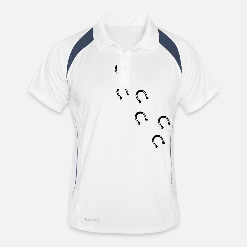 bourrin fer à cheval Polo respirant Homme