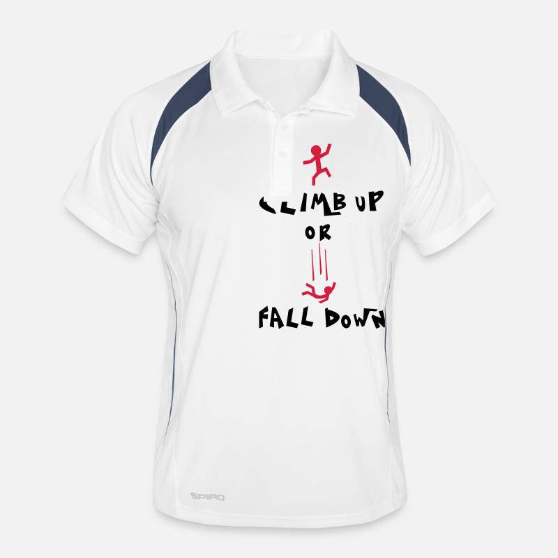 climb up Men's Polo breathable