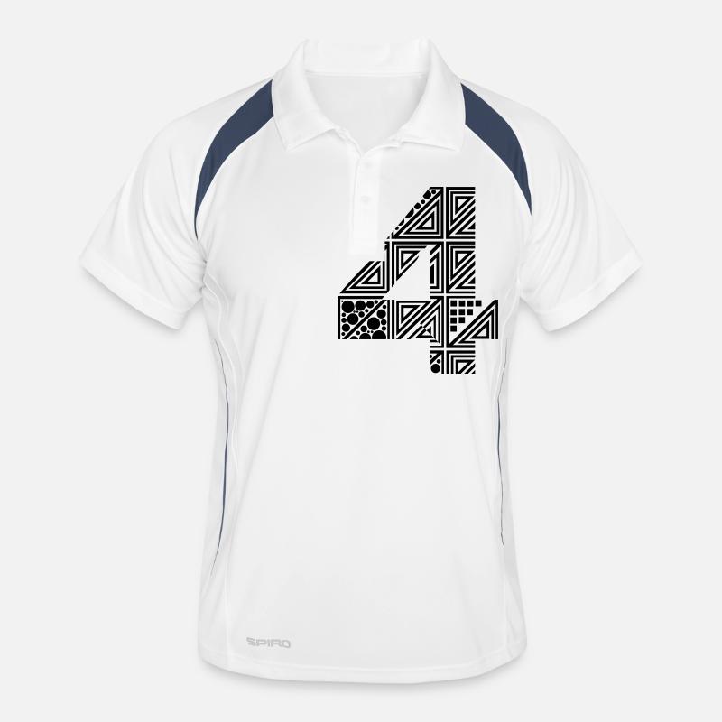 4 number four Polo respirant Homme