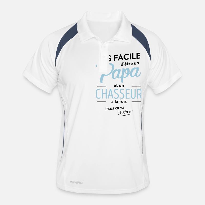 Papa chasseur Polo respirant Homme