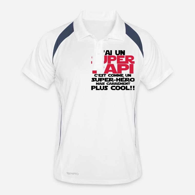 j'ai un super papi Polo respirant Homme