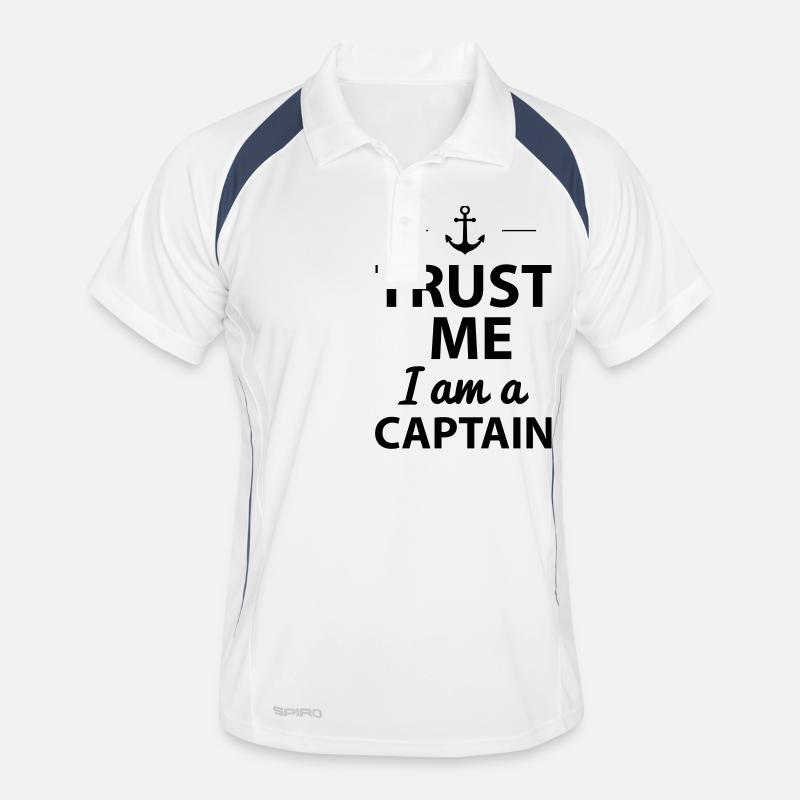 Trust me I am a captain Männer Polo atmungsaktiv