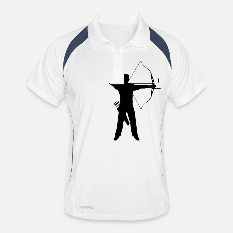 tir a l'arc -bow and arrows Polo respirant Homme