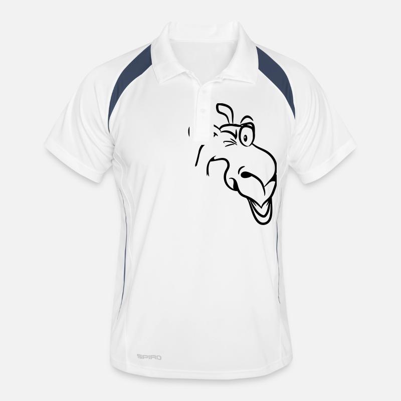 Kamel witzig Männer Polo atmungsaktiv