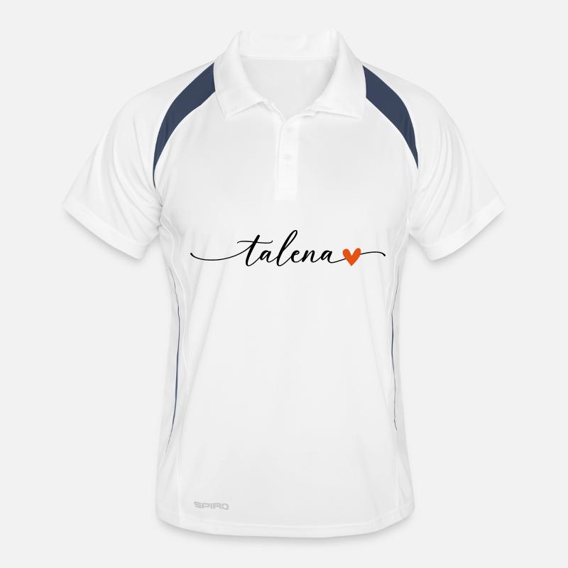 Police de calligraphie de nom Talena Polo respirant Homme