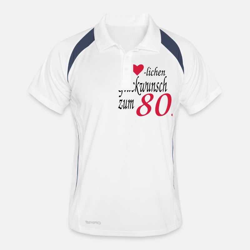 80e anniversaire Polo respirant Homme