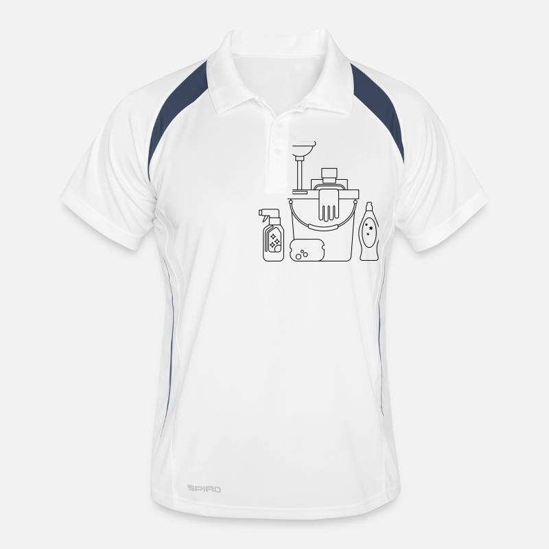 Putzeimer Männer Polo atmungsaktiv