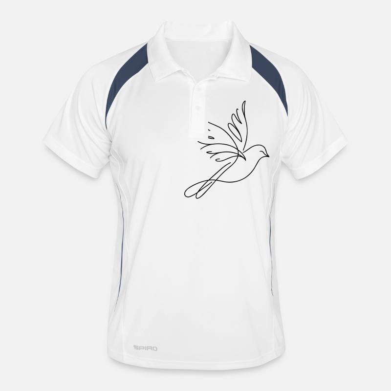 Vogel Männer Polo atmungsaktiv