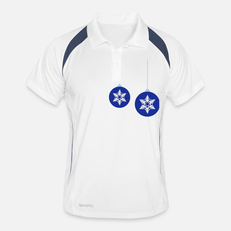 Christmas baubles star Men's Polo breathable