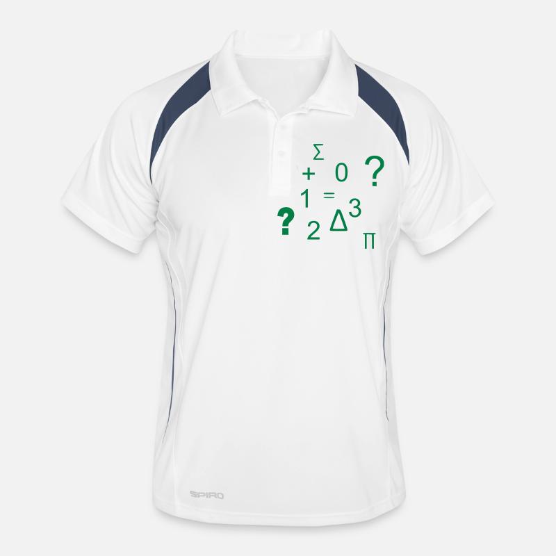 Zahlen Männer Polo atmungsaktiv