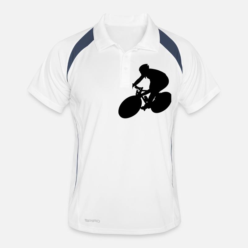 Cyclisme masculin de Polo respirant Homme