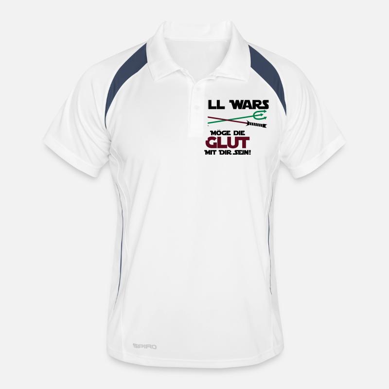 Grill Wars glow three colors Men's Polo breathable