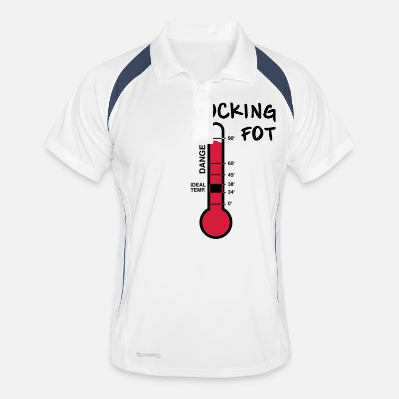 Thermometer HUCKING FOT Männer Polo atmungsaktiv