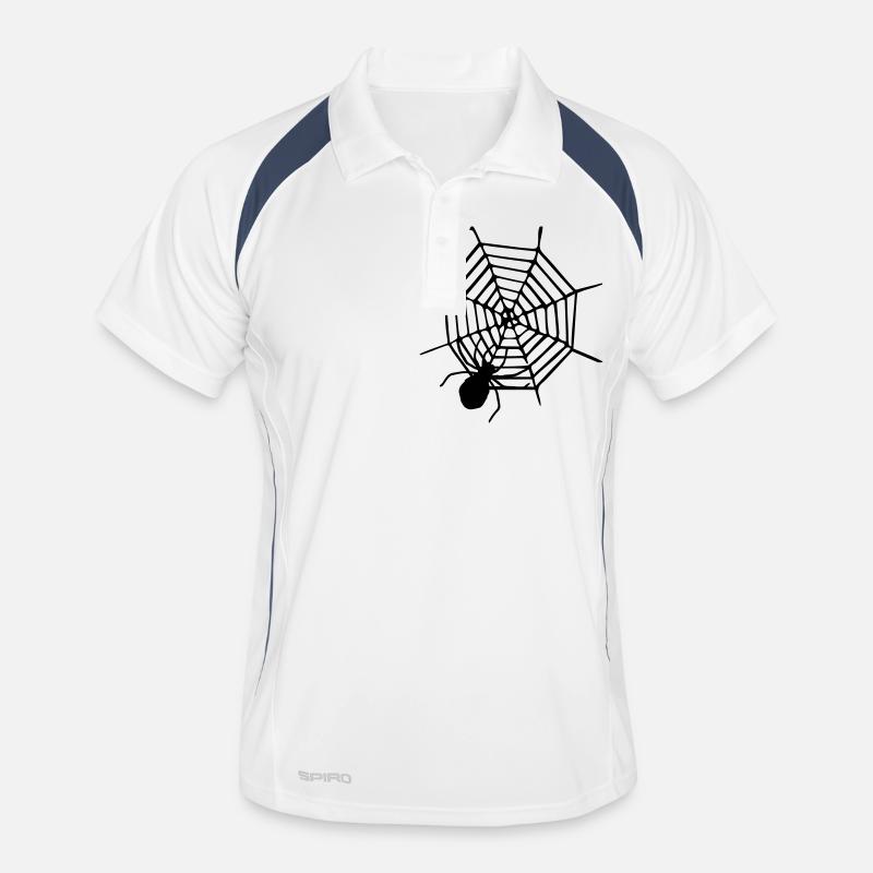 Spider - Spider - Insect - Horror - Halloween Polo respirant Homme