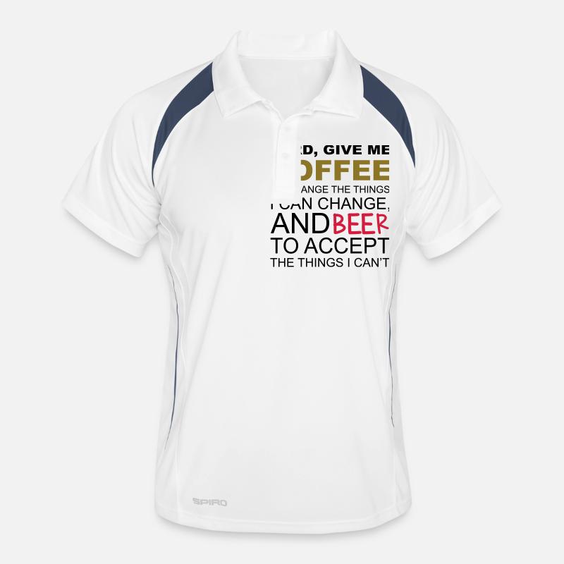 Coffee & Beer Polo til herrer åndbar
