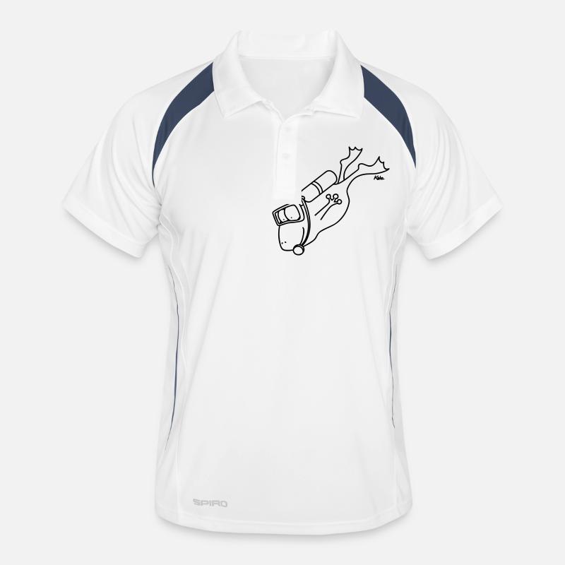 grenouille plongée Polo respirant Homme