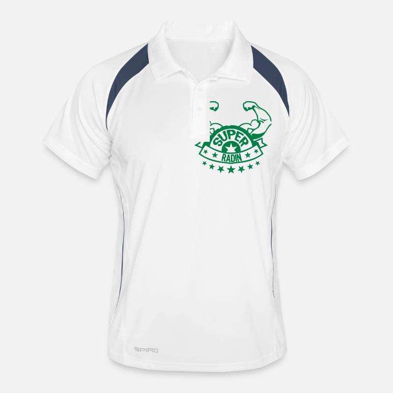 super stingy arm muscle banner 207 Men's Polo breathable