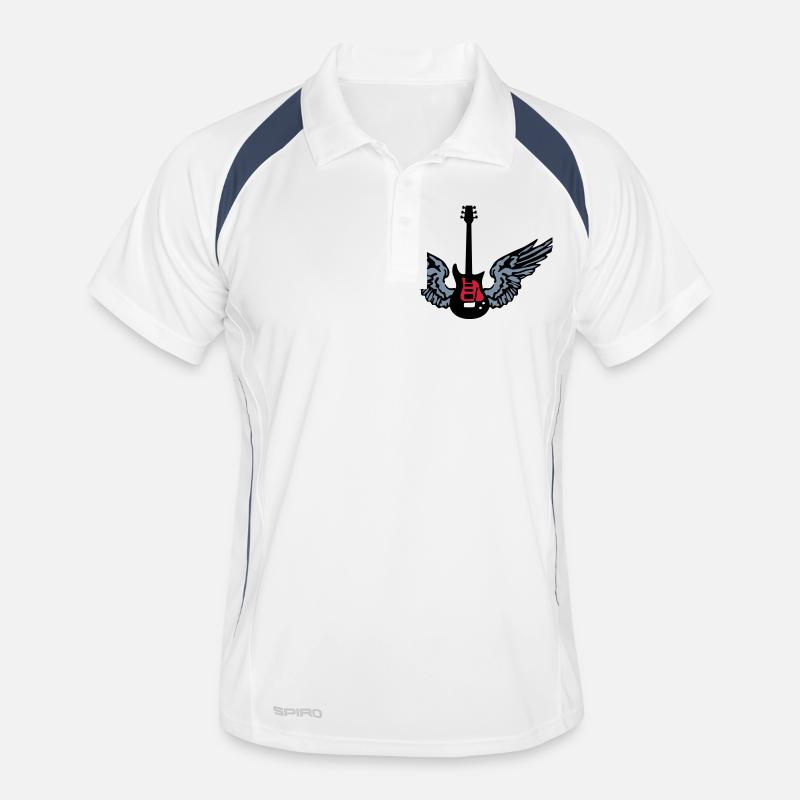 guitar_wings_042013_a_3c Männer Polo atmungsaktiv