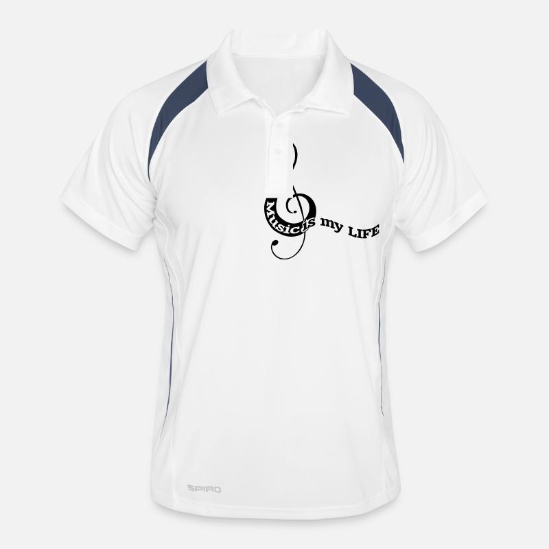 musiknote03 Polo respirant Homme