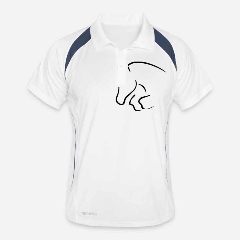 Springpferd Männer Polo atmungsaktiv