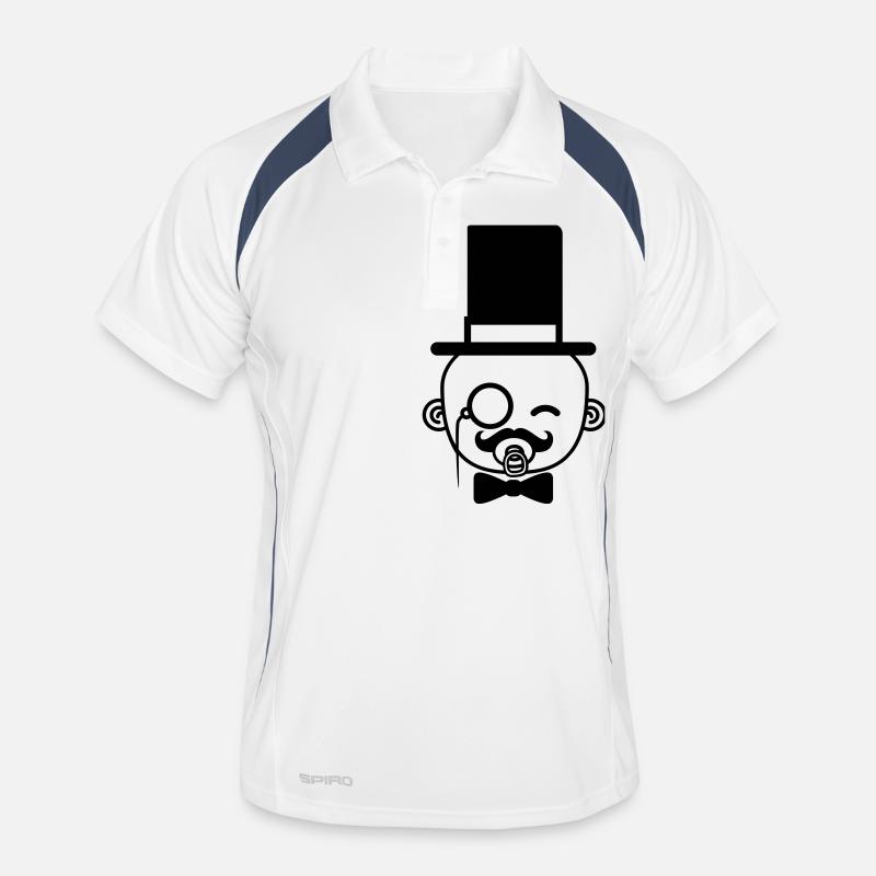 kopf gesicht sir herr gentlemen mustache schnurrba Männer Polo atmungsaktiv