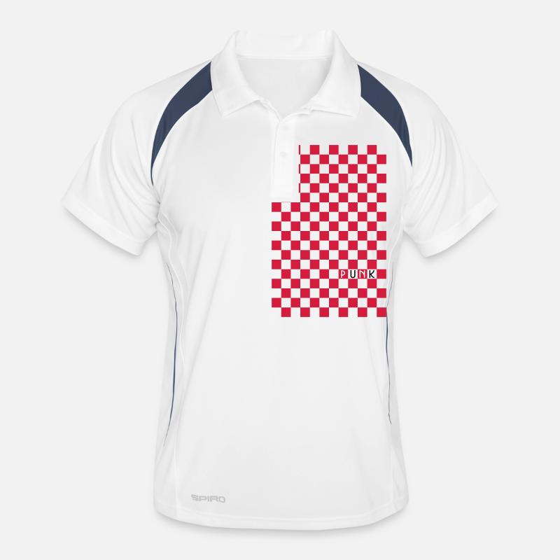 Punk Männer Polo atmungsaktiv
