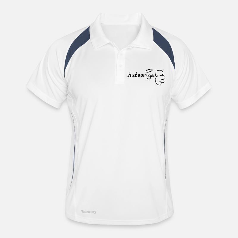 Schutzengel Männer Polo atmungsaktiv