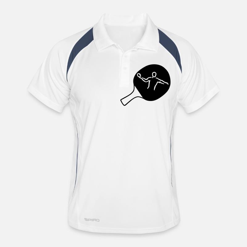 Table tennis rackets, table tennis Men's Polo breathable