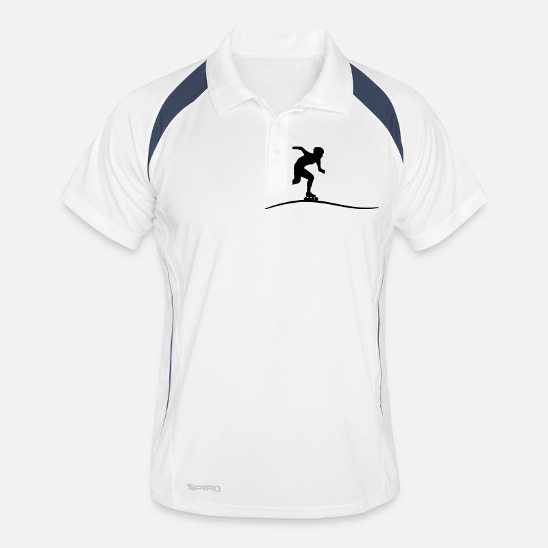 Sport - Inline Skating Männer Polo atmungsaktiv