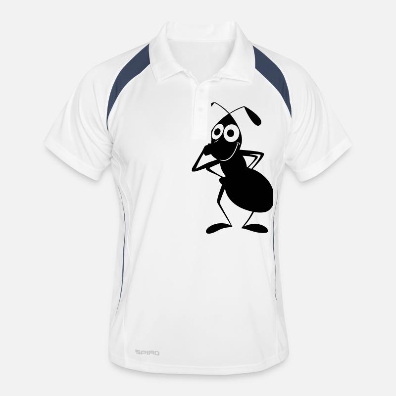 Ant get eyelid down Men's Polo breathable