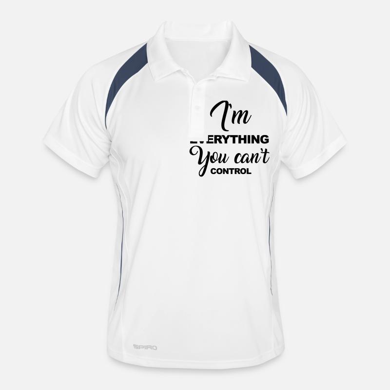 Can't Control Männer Polo atmungsaktiv