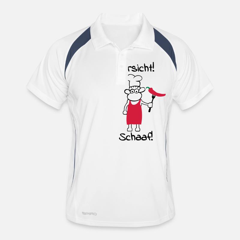 Attention schaaf! Polo respirant Homme