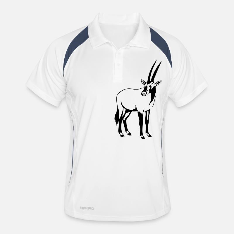 Oryx - Antilope Männer Polo atmungsaktiv