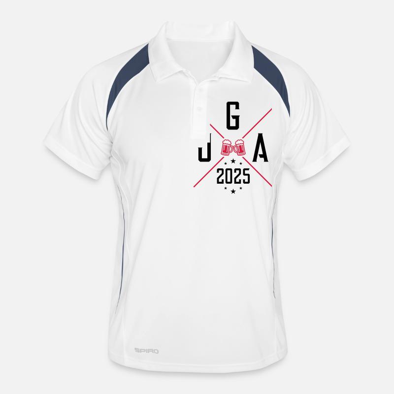 Jga 2025 Bier Junggesellen Männer Polo atmungsaktiv