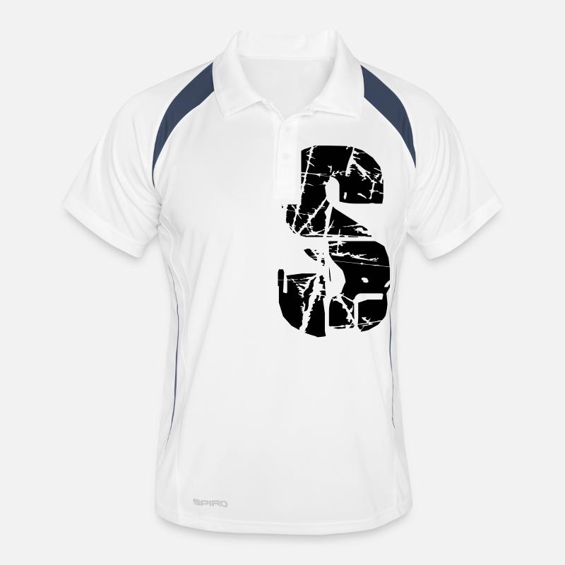 S Letter Men's Polo breathable
