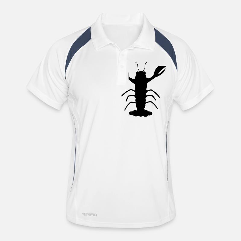 Homard noir Polo respirant Homme