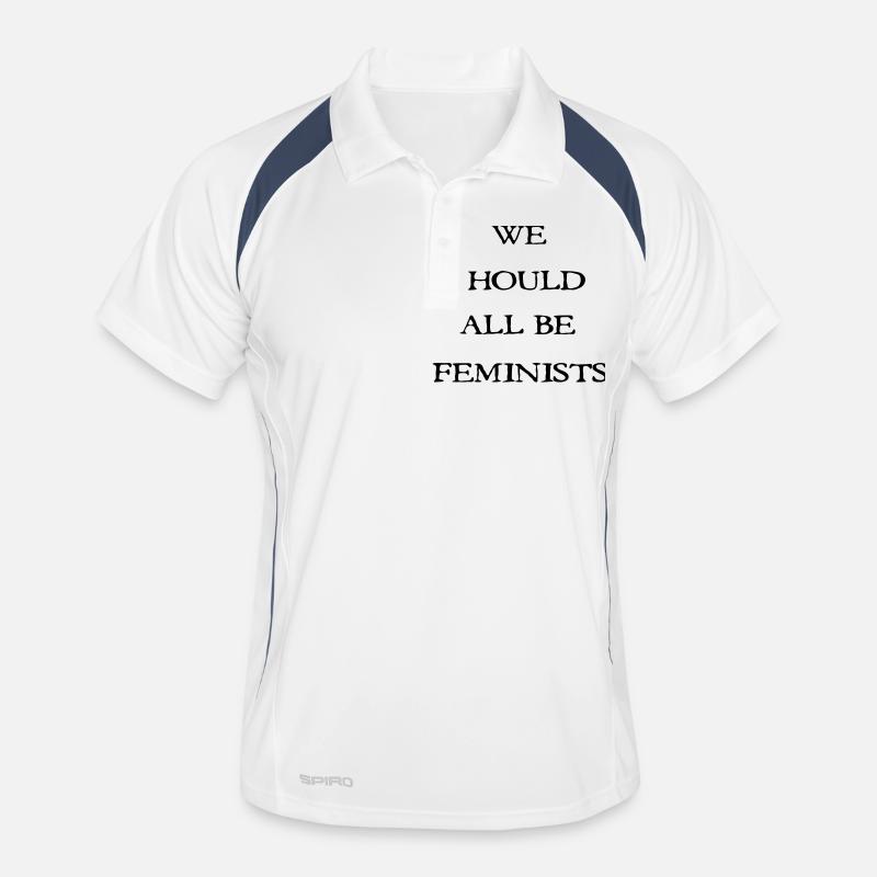 we should all be feminist Männer Polo atmungsaktiv